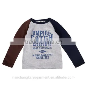 Cheap Boys Striped t Shirt Printing/ Wholesale Kids t Shirt thumbnail-1