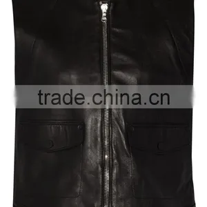 New Arrival Autumn Leather Biker Vest New Pattern Low Price thumbnail-3