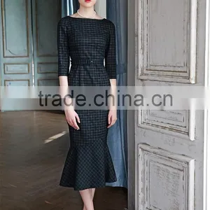 Fashion Design Ladies Elegent Fishtail Long Dress thumbnail-2