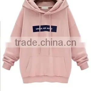 Wholesalep Oversize Woman Sweatshirt With Hood Popular Among Adults CVC(65/35) thumbnail-1