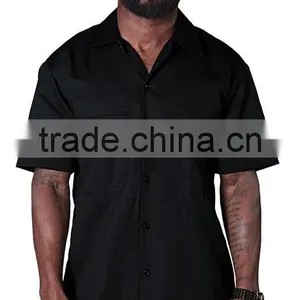 Occupational Workwear Polyester Cotton Men's Long Sleeve Working Uniforms Shirt for Food Industry thumbnail-1