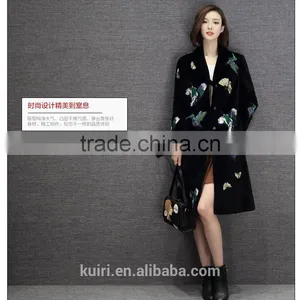 2016 Wool Fur Coat Medium-long Women's Slim Sheep Shearing Overcoat Fur Sheep Skin Coat thumbnail-6
