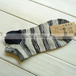 Show Socks Men Male Cotton Boat Happy Socks Non-Slip Invisible Stripes Geometric Socks No Show Slippers Meias thumbnail-4