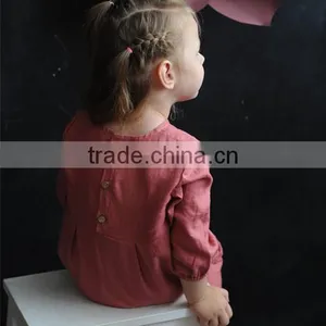 Children's Jumpsuit Linen Overalls Baby Romper Best Selling Products 2017 In USA thumbnail-4