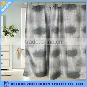 Silvery Gray Waterproof Polyester Nautical Shower Curtains For Bathroom thumbnail-1