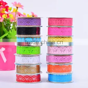 1.5cm*1m Multicolor Lace Tape,PVC Tape DIY Washi Tape Cartoon Characters Adhesive Paper Tape thumbnail-3