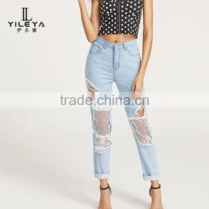 Colombian Leggings Jeans Pants Factory,summer Pants Trousers High Waist thumbnail-1