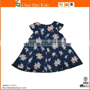 Wholesale Boutique Baby Girl Flower Lace Dress Design for Kids thumbnail-2