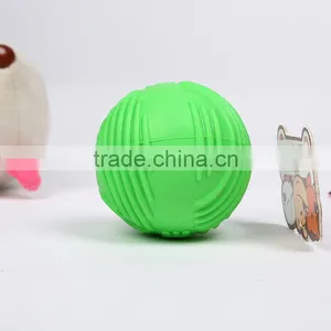 Colorful Bite Resistant Ruber Dog Tooth Cleaning Ball Toy, Dog Chewing Ball thumbnail-3