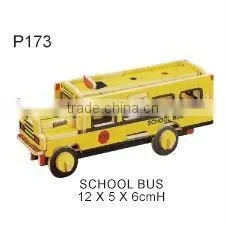 P173 COLORED WOODEN PUZZLE thumbnail-1