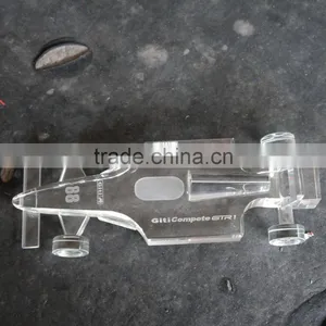 Noble Customized Made Crystal Glass Car Model For Souvenir Gift thumbnail-3