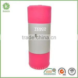 Promotion Gift Cheap Warm Polyester Knitting Fleece Blanket thumbnail-1