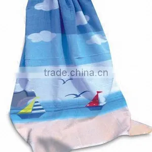 Reactive Print 100% Cotton Beach Towels thumbnail-3