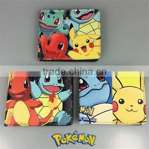 Hot Game Pokemon Go Wallet High Quality Pokemon Pikachu Money Bag Pocket Monster Purse Cartoon Fold Wallet thumbnail-1
