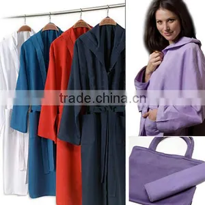 Microfiber Unisex Bathrobe thumbnail-1