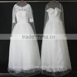 Long Luxuriant Wedding Dress Cover Garment Bag Wholesale WB03 thumbnail-4