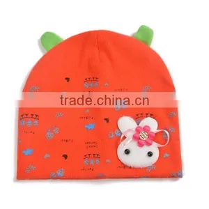 2016 Newest Korea Style 100%cotton Cute Boys&girls Baby Beanie Hat Baby Bonnet With Animal Head on thumbnail-3