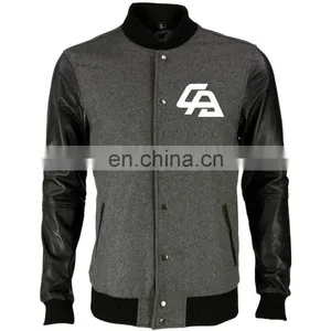 Mens Custom Winter Padded Outdoor Bomber Varsity Jacket thumbnail-4