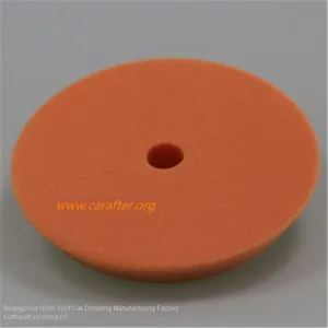 Buffing & Shine Sponge Foam Polishing Pads 6inch Orange Color thumbnail-1