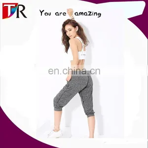 Running Cloth Women Fashion Summer Autumn Grey Polyester Fitness And Casual Sport Pants thumbnail-2