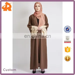 Custom Muslim Kimono Abaya 2017,women Long Dubai Abaya Wholesale,open Muslim Kaftan Abaya Turkey in China thumbnail-1
