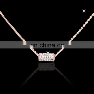 Promotional Wholesale Custom Crystal Diamond Rhinestone 2014 Fashion Pendant Choker Necklace Jewelry MCB-0025 thumbnail-1