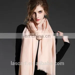 Pure Color Cashmere Scarf Shawl thumbnail-1