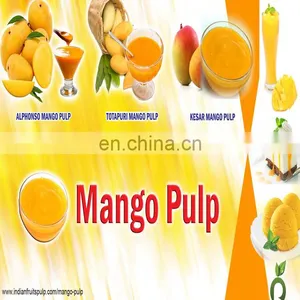 High Quality Alphonso Mango Pulp thumbnail-1