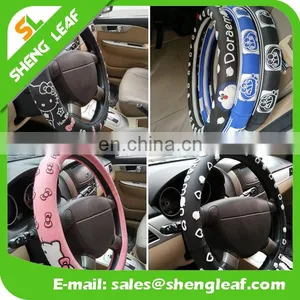 Eco Friendly Customize Design Soft Silicone Car Steering Wheel Cover for Girls thumbnail-1