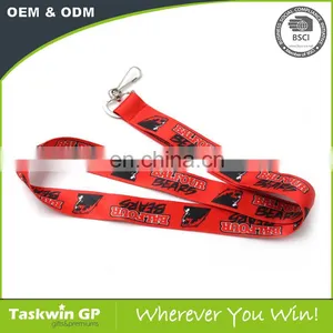 Lanyard Manufacturer Free Sample Promotional Cheap Custom Printed Poyester Neck Lanyard With Logo thumbnail-4