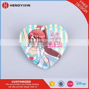 Custom Logo Custom Heart Button Pin Badge thumbnail-1