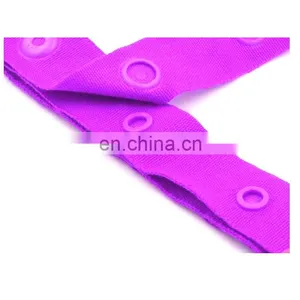 Fashion Colorful Ployester KAM Plastic Garment Fabric Tape With Snap Buttons thumbnail-1