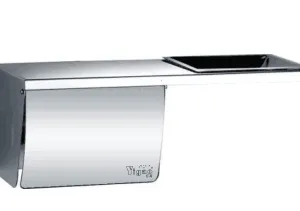 Small Roll Paper Dispenser With Ashtray thumbnail-1