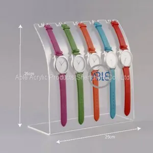 Crystal Clear Custom Acrylic Watch Display Stand thumbnail-3