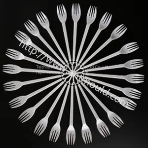 Plastic Cutlery Sets Molding Fork Spoon Knife Mold for Household thumbnail-5