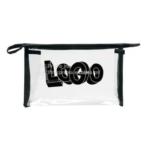 Transparent Zip Cosmetic Bag Custom Cosmetic Bag Wholesale Individuality Cosmetic Bag thumbnail-1