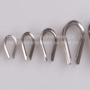 316/304 Lifting High Polished Marine Stainless Steel Wire Rope Tube Thimble thumbnail-5