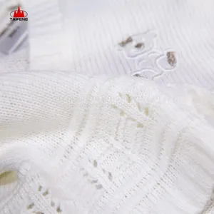 Single Breasted Sweater Winter Cotton Knitting Children Baby Girl Kids Computer Unisex OEM Customized thumbnail-3