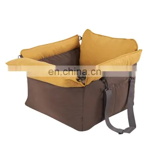 Pet Car Seat Bed Luxury Dog Travel Bed With Handle Soft Dog Boster Car Seat Indoor Pet Sofa thumbnail-5