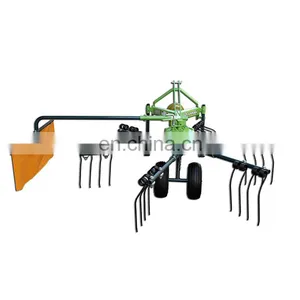 9LXD-2.5 Star Rotary Rake Wheel Lawn Mower Hay Rake for Sale thumbnail-3