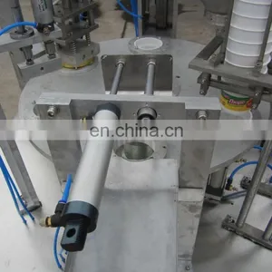 Factory Price Rotary Table Penaut Butter Filling and Sealing Machine thumbnail-5