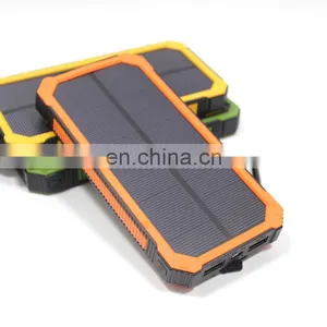 Solar Power Bank 12000mah Light Solar Power Charger Recharge Battery Power Charger LED Screen Display thumbnail-1