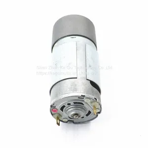 37mm 12v 24v dc Gear Motor With Encoder for 37mm Metal Gearbox and Intelligent Robot thumbnail-2