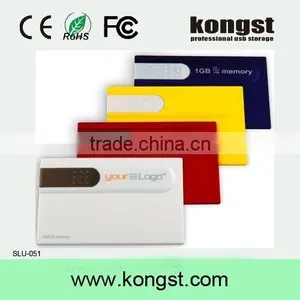 Kongst Customized Credit Card USB Flash, 8GB Memeory Card USB Disk Generic Usb Flash Disk thumbnail-1
