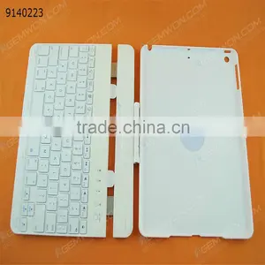 Bluetooth Keyboard for IPad Air,White ABS Plastic 360 Degree Rotating Cover With Removable Keyboard thumbnail-2
