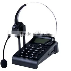 Dial Pad Call Center Headset Telephone With Noise Cancelling Headset Quality Choice thumbnail-3
