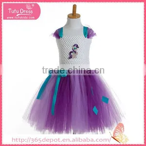 Voile Fabric Rainbow Color Knee High Satin Gauze Dress Halloween Costume thumbnail-3