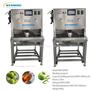 Automatic Apple Peeling Machine Pear Kiwi Fruit Orange Peeling Machine Fruit Peeler Commercial thumbnail-2