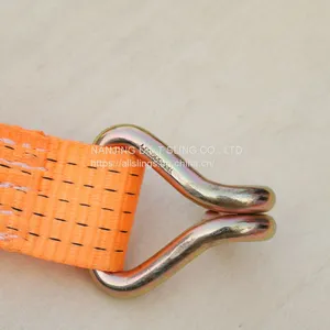 Ratchet Tie Down With Double J Hook thumbnail-2