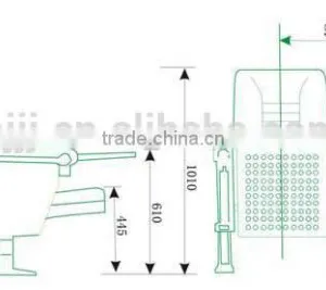 Popular Fabric Theater Auditorium Hall Chair HJ68A-L thumbnail-5